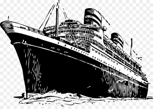Титаник корабль вектор