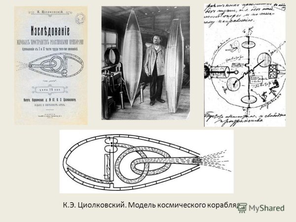 Циолковский Константин Эдуардович чертежи