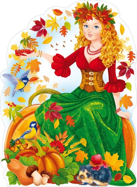 Плакат на тему Золотая осень в школу