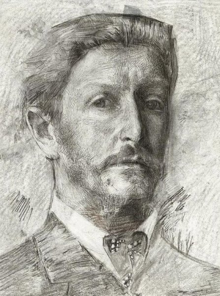 М А Врубель автопортрет