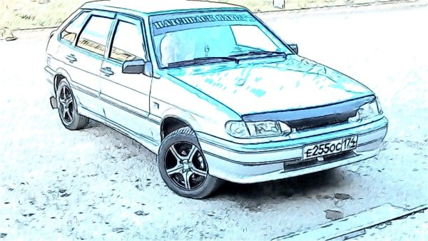 Нарисованный авто Пятняшка