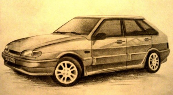 ВАЗ-2114 хэтчбек рисунок