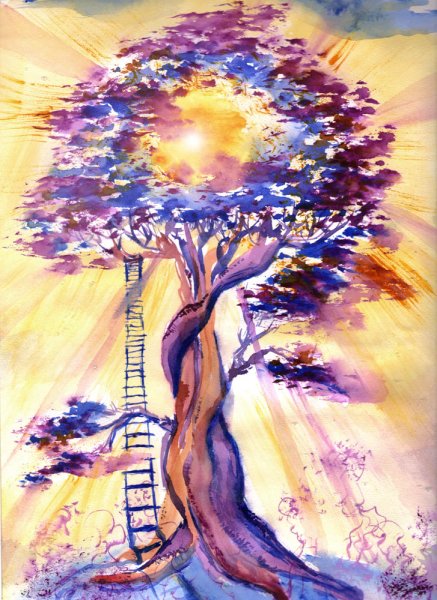 Дерево счастья абстракция