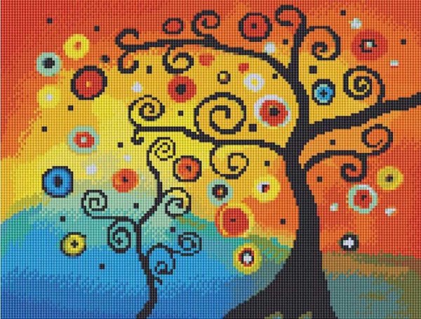 Дерево счастья живопись