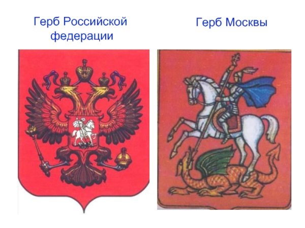 Герб Москвы детские рисунки