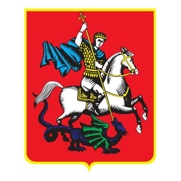 Герб Москвы контур