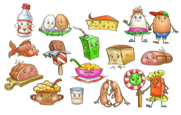 Продукты рисунок