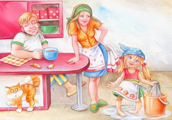 Семейные традиции рисунок