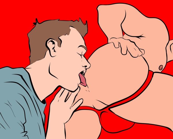 Анилингус,, Рисованные картинки