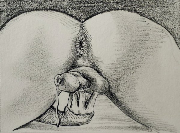 Женский оргазм рисунок