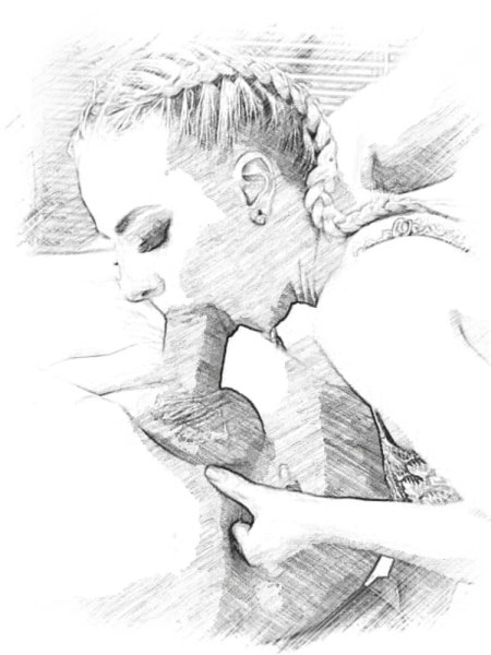 Анилингус иллюстрации