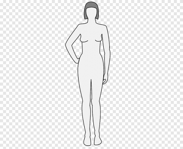 Силуэт женской фигуры
