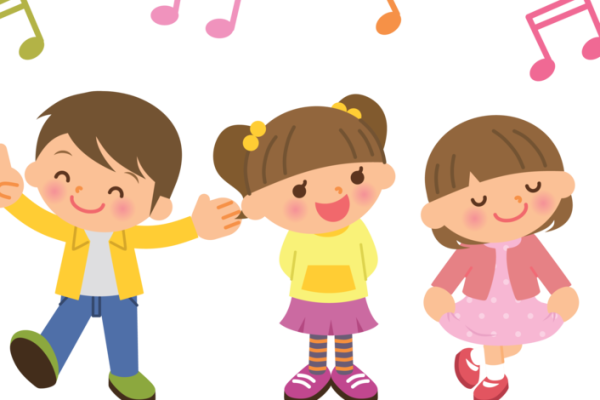 Дети поют иллюстрация