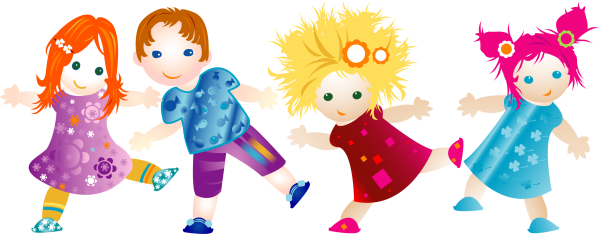 Дети на прозрачном фоне