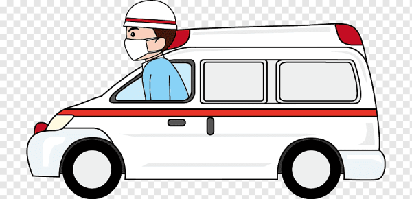 Машина скорой помощи для презентации