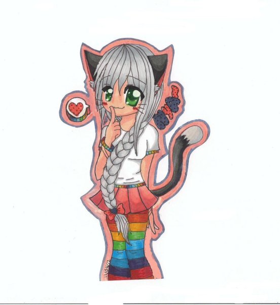 Кот сфинкс с наколками