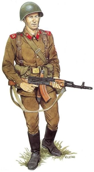 Форма Советской армии в Афганистане