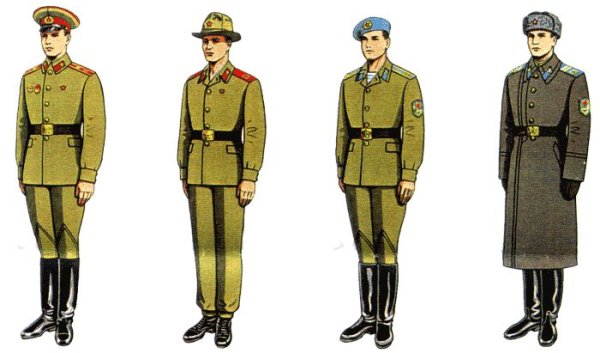 Эволюция Советской военной формы