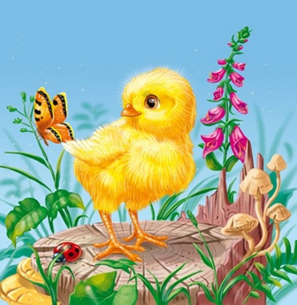 Храбрый утёнок Борис Житков раскраска