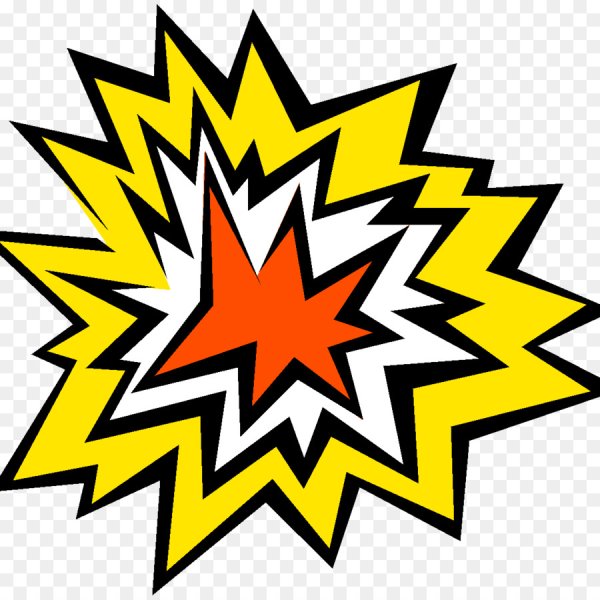 Нарисованный взрыв