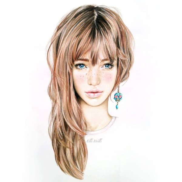 Нарисовать девушку