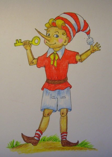 Герои сказки Буратино Пьеро