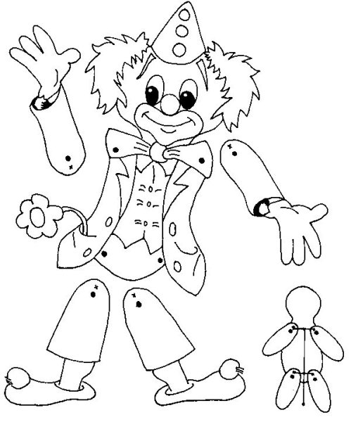 Пьеро из Буратино нарисовать