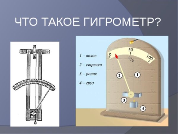 Гигрометр устройство
