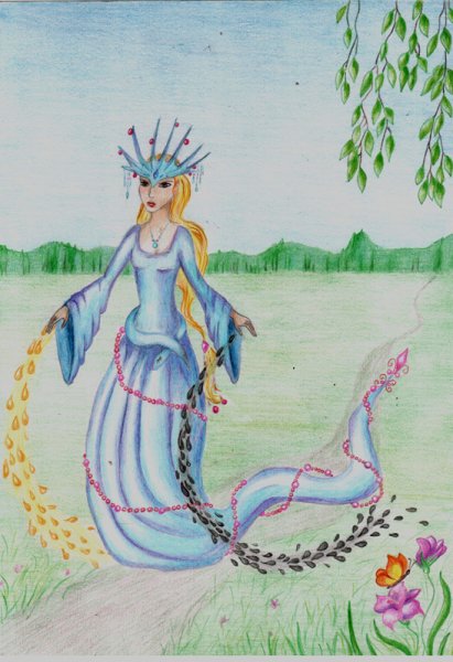 Голубая змейка Бажов