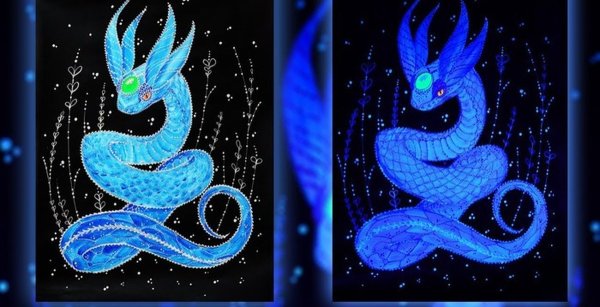 Голубая змейка Бажов