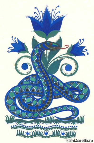 Сказы Бажова голубая змейка