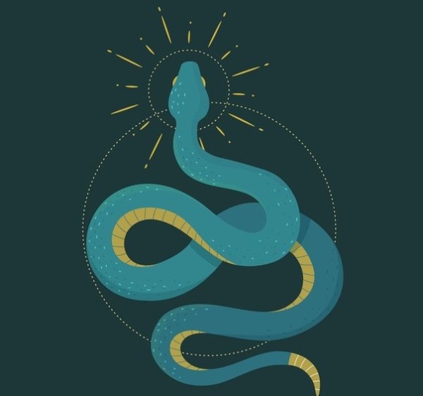 Голубая змейка Бажов картинки