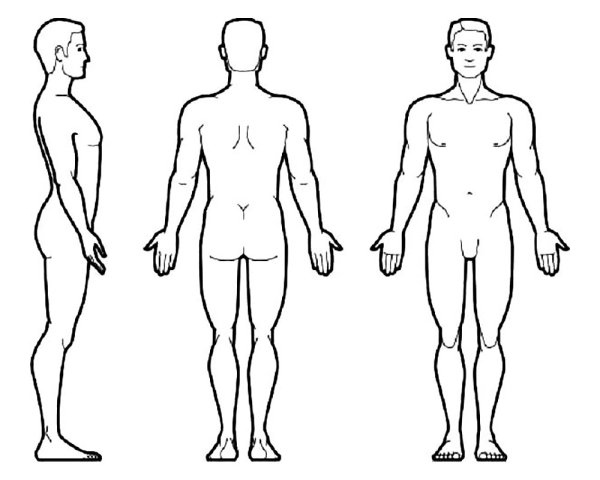 Схематическая фигура человека