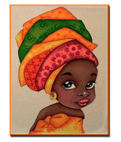 Африканка карандашом