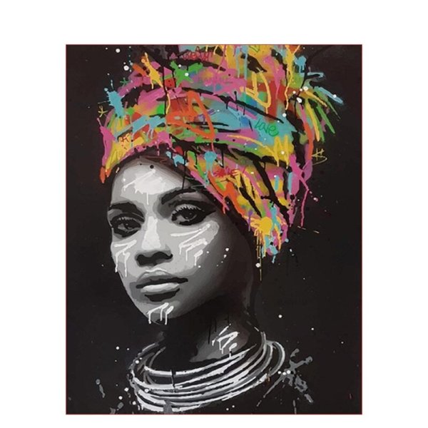 Африканка в профиль