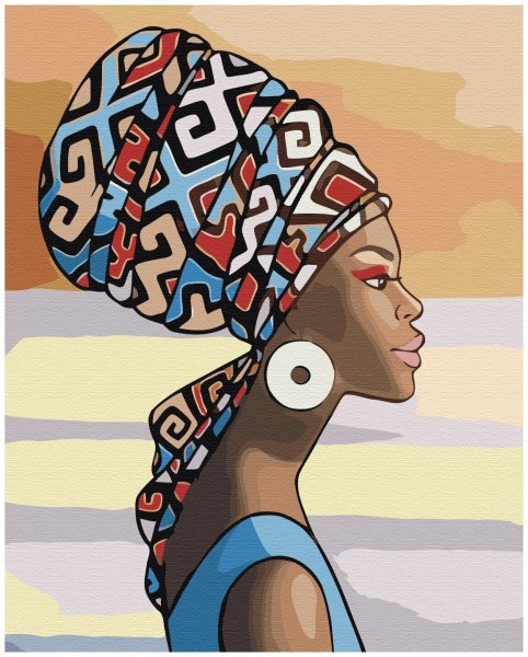 Афроамериканка иллюстрация