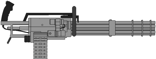 Миниган пулемет xm214