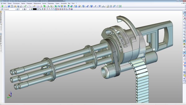 М134 пулемет чертеж