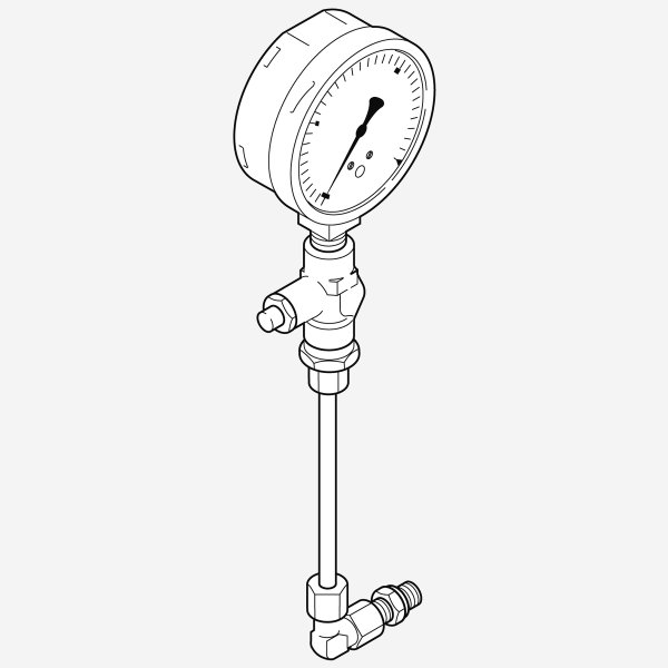Манометр нарисовать