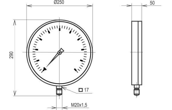 Манометр вектор