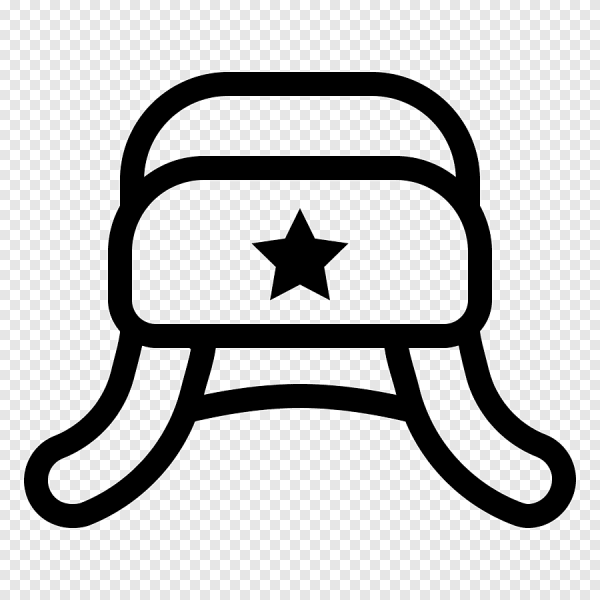 Шапка ушанка иконка