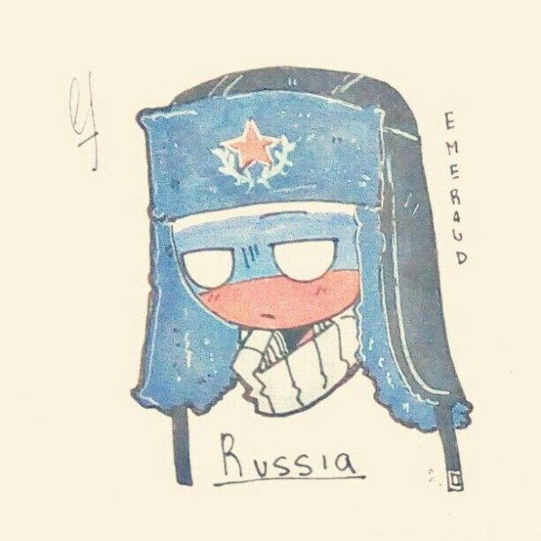 Ушанка нарисованная