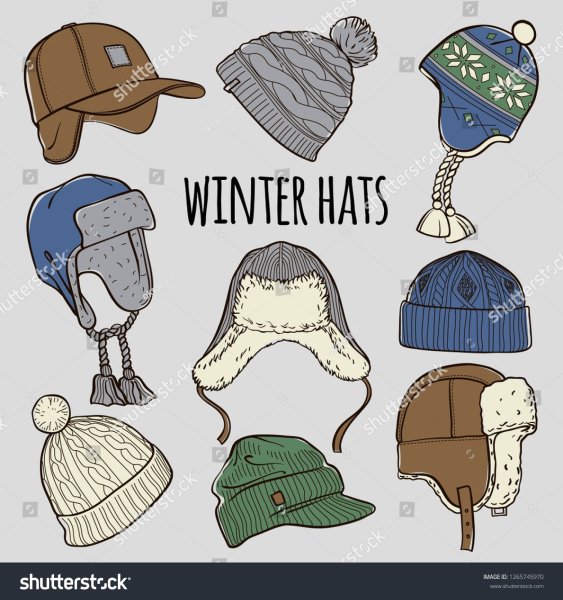 Шапка ушанка рисунок