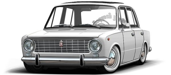 ВАЗ 2101 рисунок