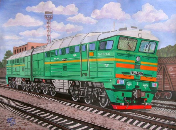 2тэ116 тепловоз арт