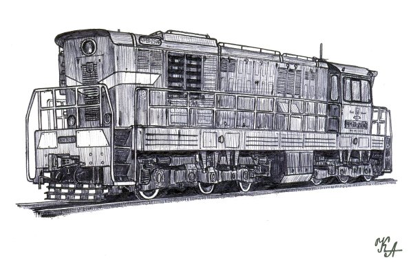 Чмэ3 тепловоз рисунгкикактнарисовать