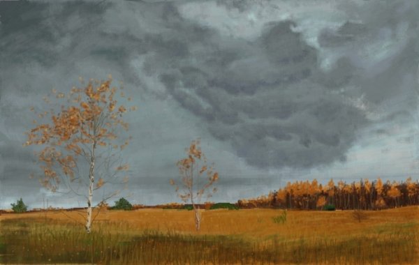 Рисование «хмурая осень»