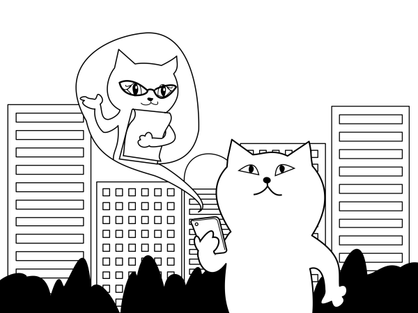 Картун Кэт раскраска