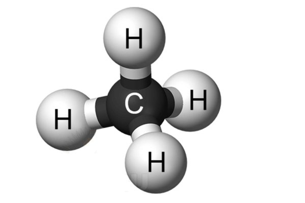 Модель молекулы метана ch4