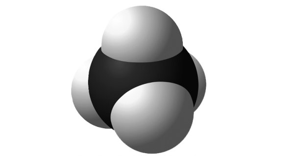 Шаростержневая модель метана